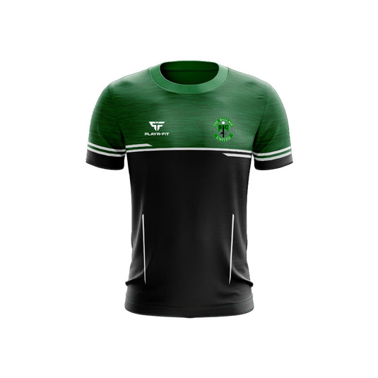 The Ballagh United T-Shirt Courage (Black/Green/White) - Adults