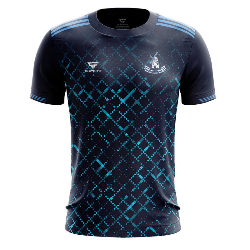Load image into Gallery viewer, Garristown GFC Jersey (Training Navy/Sky) - Kids
