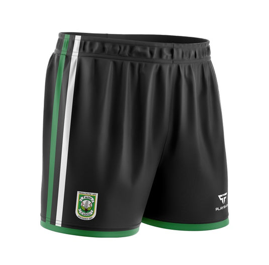 Trim Celtic AFC Shorts (Cut&Sew) Black - Adults