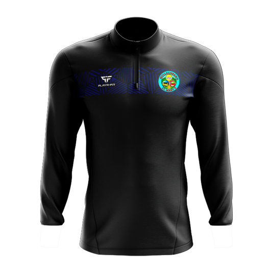 St Marys PS Mullaghbawn Staff Midlayer (1/4 Zip) Optimum (Black) - Kids