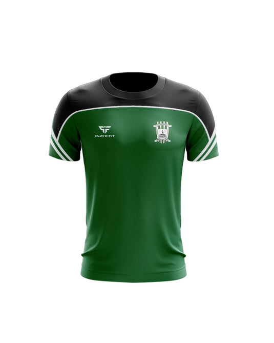 Killylough FC T-Shirt Momentum (Green, Black) - Adults
