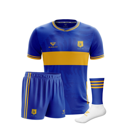 St Colmcille Swords Teamwear Pack 1 (Jersey F07, Shorts Cut&Sew Shorts, Mid Socks) - Adults