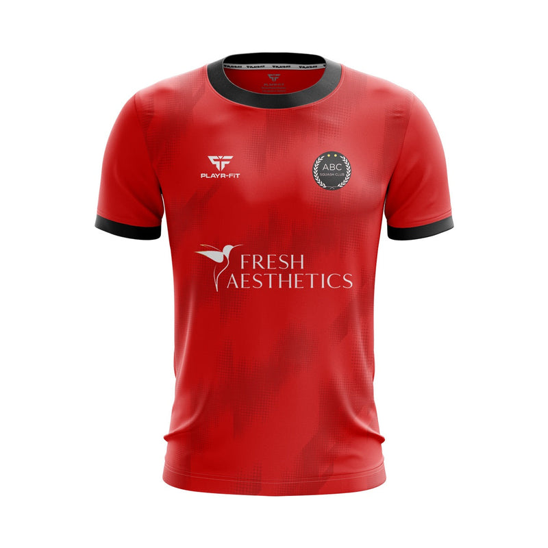 Load image into Gallery viewer, ABC Squash Club Jersey E10 - Red - Adults
