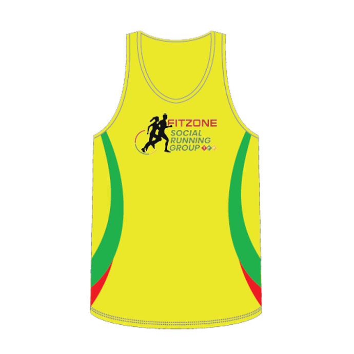 Running Sublimated Vest – PLAYR-FIT