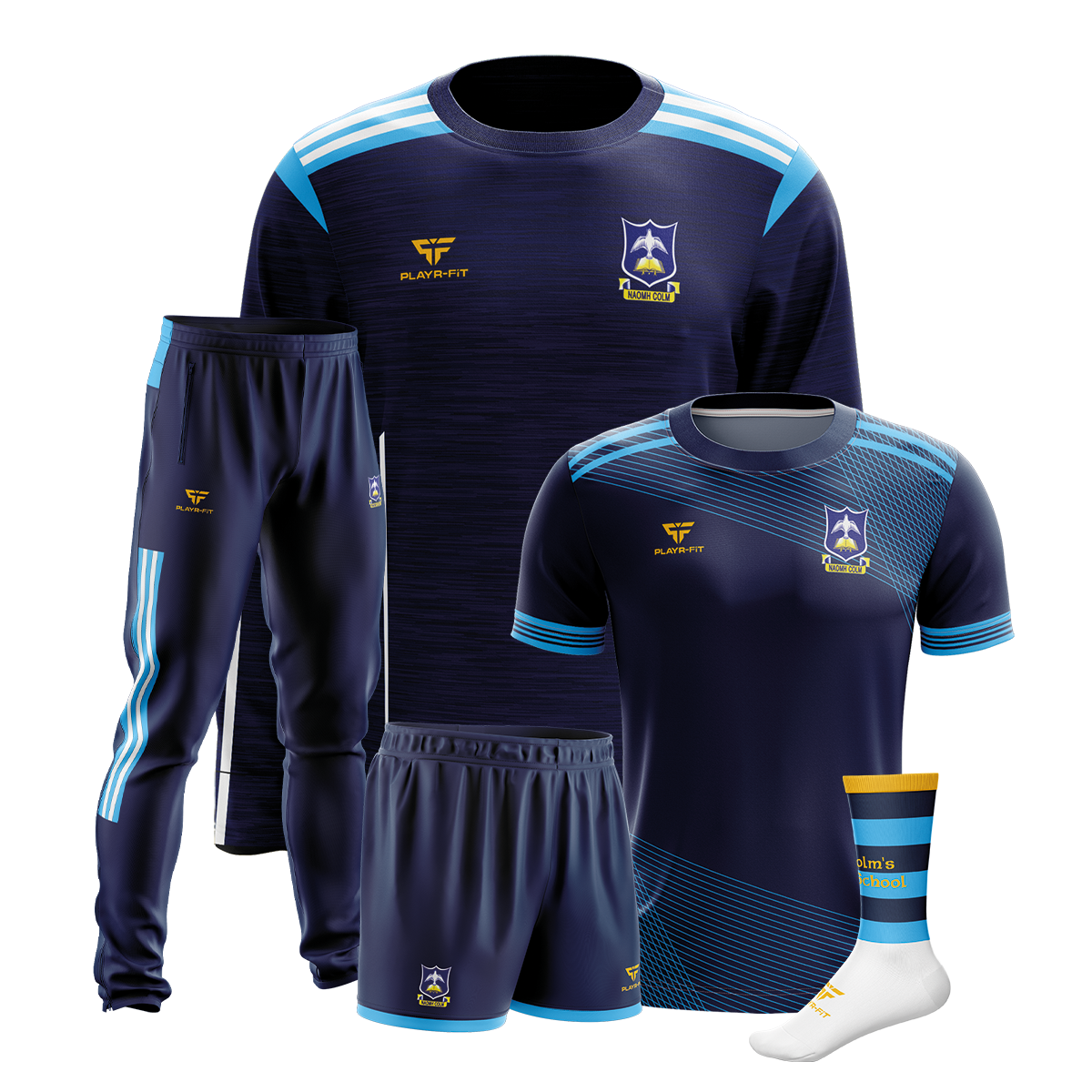St Colms Dunmurry PE Pack 1 (Crew Neck, Jersey, Skinny Pants, Shorts ...