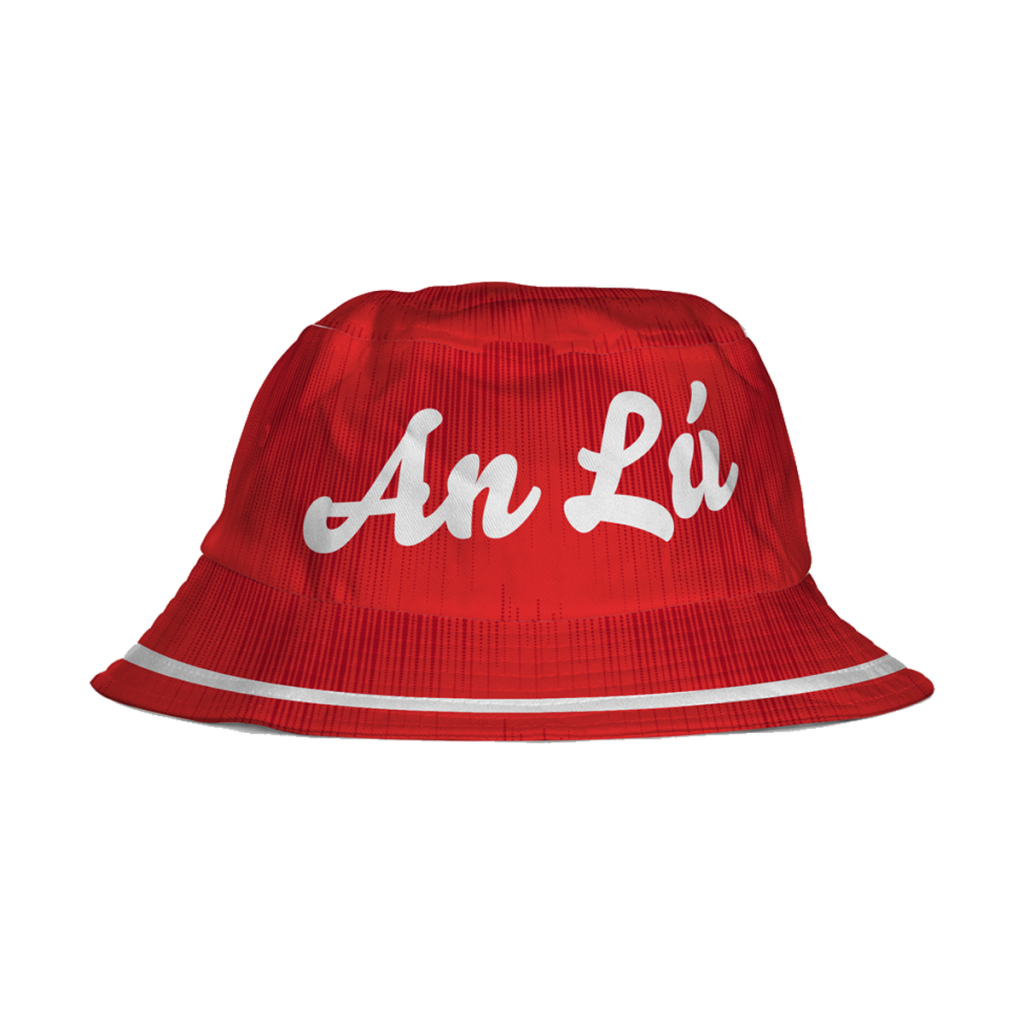 County Retro Louth Adult's Bucket Hat - Red - PLAYR-FIT - Ireland & UK
