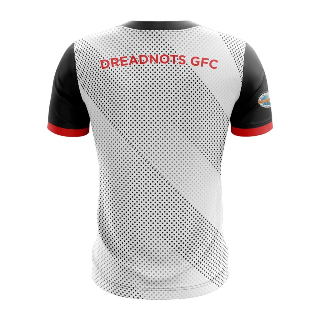 Dreadnots GFC Men’s Jersey - A16 (White) - PLAYR-FIT - Ireland & UK
